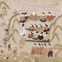 悲壮な物語なのに、ゆるい日本画『つきしま』―『築島物語絵巻』―