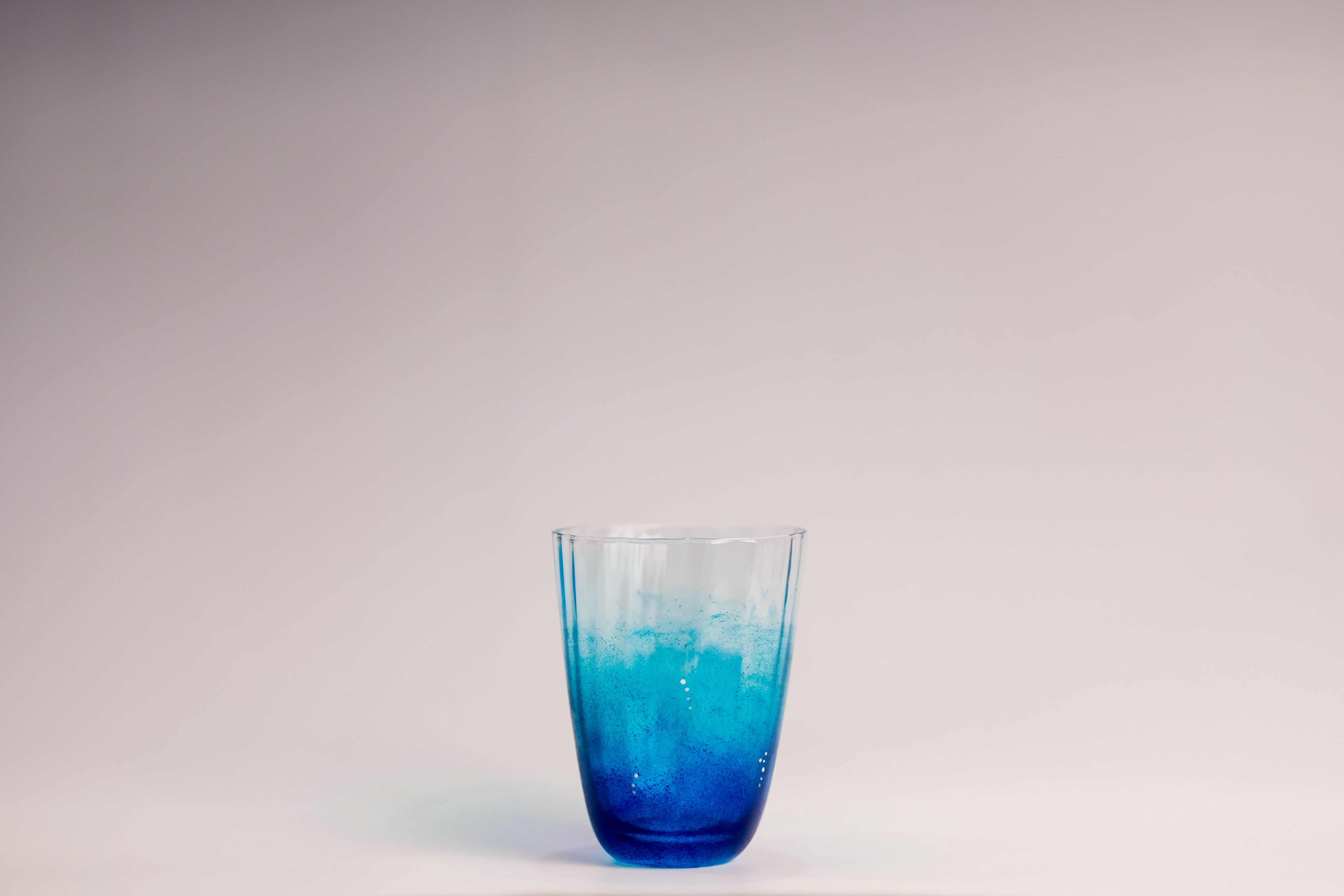 絵付けグラス完成品